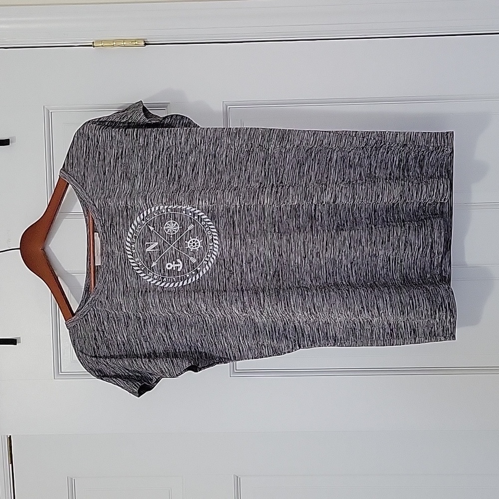 Coconut Creek Gray Rash Guard Tee